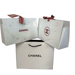 Chanel Small Gift Bag/Boxy Bag (3pc)